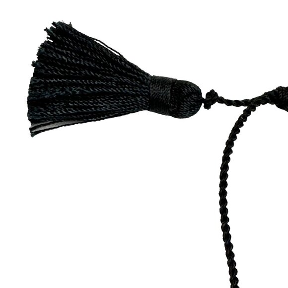 Zacasha Hamsa Hand & Amber Glass Bead Bracelet Hand Knotted Silk Cord Protection - Picture 6 of 10